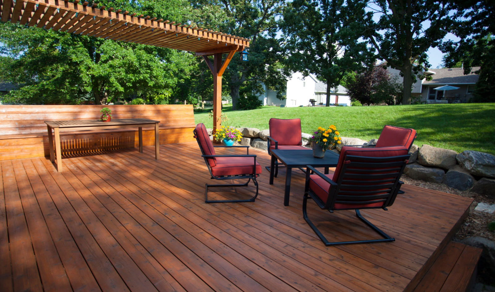 Deck and pergola construction by VM Carpentry Colorado